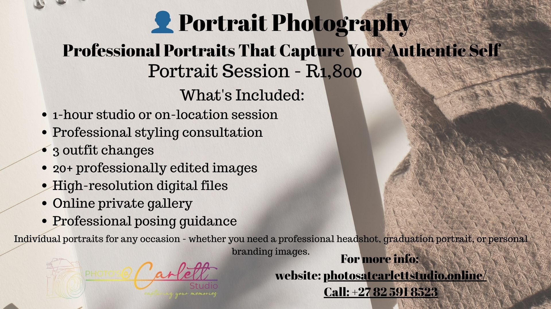 Portrait shots